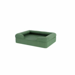 Memory Foam Bolster Cat Bed Small - Green