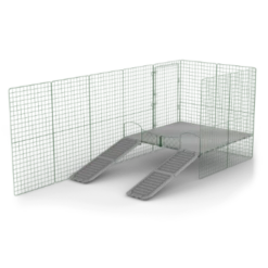 Zippi Guinea Pig Platforms - 4 Panels - 2 Ramps