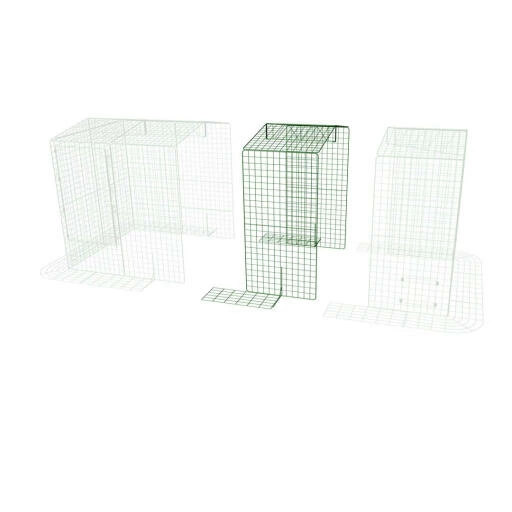 Extension For Zippi Rabbit Run With Roof And Skirt - Double Height 3 Extension For Zippi Rabbit Run With Roof And Skirt - Double Height