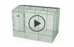 Zippi Rabbit Run With Roof And Underfloor Mesh - Double Height