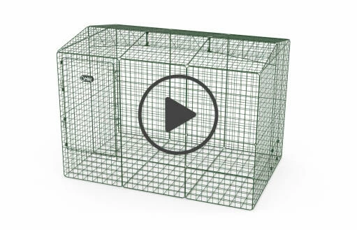 Zippi Rabbit Run With Roof And Underfloor Mesh - Double Height 3 Zippi Rabbit Run With Roof And Underfloor Mesh - Double Height