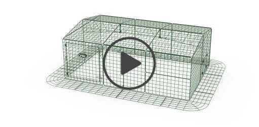 Zippi Rabbit Run With Roof And Skirt - Single Height 3 Zippi Rabbit Run With Roof And Skirt - Single Height