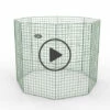 Zippi Rabbit Playpen Basic - Double Height 1 Zippi Rabbit Playpen Basic - Double Height -Omlet Shop Zippi run mesh tunnel playpen rabbit system