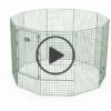Zippi Rabbit Playpen Starter Pack - Double Height 1 Zippi Rabbit Playpen Starter Pack - Double Height -Omlet Shop Zippi run mesh tunnel playpen small animal rabbit