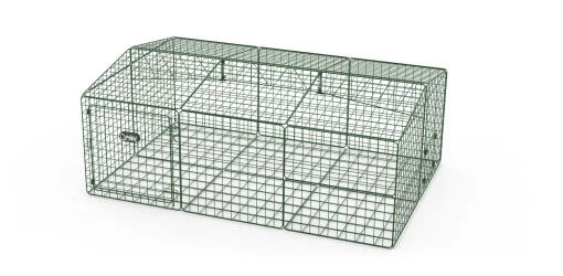 Zippi Guinea Pig Run With Roof And Underfloor Mesh - Single Height 3 Zippi Guinea Pig Run With Roof And Underfloor Mesh - Single Height