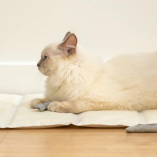 Omlet Cooling Mat For Cats Large - Grey And Cream 4 Omlet Cooling Mat For Cats Large - Grey And Cream - Image 2