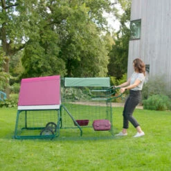 Eglu Go Up Wheel Set + Run Handles 9 Eglu Go Up Wheel Set + Run Handles -Omlet Shop chicken coop run easy to move wheels eglu