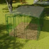 Clear Rabbit Run Cover - 9ft X 12ft 2 Clear Rabbit Run Cover - 9ft X 12ft -Omlet Shop clear cover on large outdoor pet run
