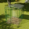 Clear Catio Cat Run Cover - 6ft X 6ft 1 Clear Catio Cat Run Cover - 6ft X 6ft -Omlet Shop clear cover on outdoor pet run in garden 2
