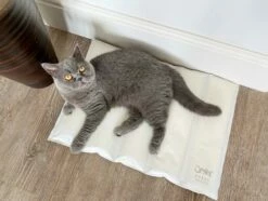 Omlet Cooling Mat For Cats Large - Grey And Cream 12 Omlet Cooling Mat For Cats Large - Grey And Cream -Omlet Shop cooling mat cat memory foam omlet 1 2