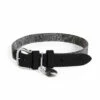 Dog Collar Large - Contour Grey 1 Dog Collar Large - Contour Grey -Omlet Shop designer large dog collar in contour grey fall print by omlet