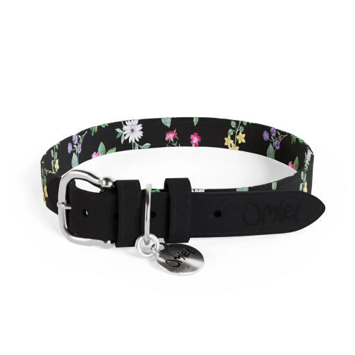 Dog Collar Large - Midnight Meadow 3 Dog Collar Large - Midnight Meadow