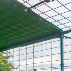 Heavy Duty Guinea Pig Run Cover - 9ft X 12ft -Omlet Shop detail of omlet heavy duty walk in run weather protection cover 4