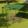 Heavy Duty Chicken Run Cover - 9ft X 9ft 2 Heavy Duty Chicken Run Cover - 9ft X 9ft -Omlet Shop heavy duty run cover walk in run 3x3 omlet us