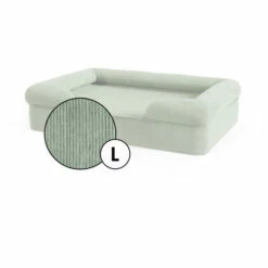 Bolster Dog Bed Cover Only Large - Corduroy Moss