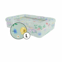 Bolster Dog Bed Cover Only Large - Gardenia Sage