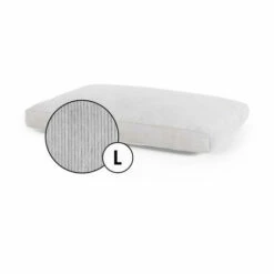 Cushion Dog Bed Cover Only Large - Corduroy Pebble