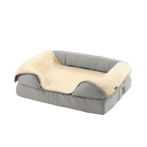 Super Soft Dog Blanket Medium - Grey And Cream 12 Super Soft Dog Blanket Medium - Grey And Cream - Image 10