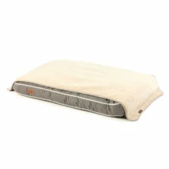 Super Soft Dog Blanket Medium - Grey And Cream 20 Super Soft Dog Blanket Medium - Grey And Cream -Omlet Shop luxury super soft dog blanket grey cream omlet