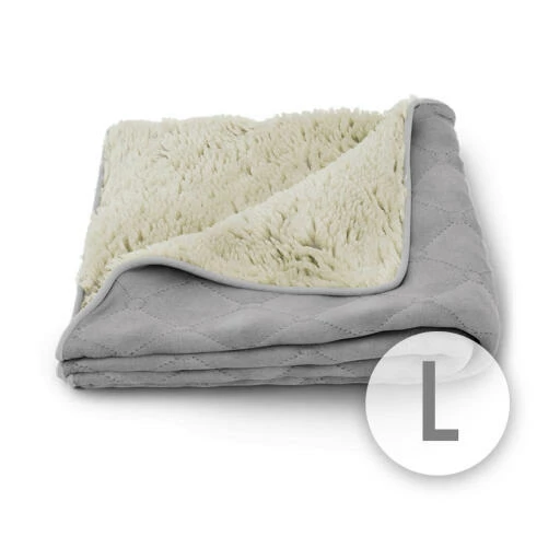 Super Soft Cat Blanket Large - Grey And Cream 3 Super Soft Cat Blanket Large - Grey And Cream