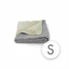 Super Soft Cat Blanket Small - Grey And Cream 2 Super Soft Cat Blanket Small - Grey And Cream -Omlet Shop luxury super soft pet blanket omlet small