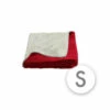 Super Soft Cat Blanket Small - Poinsettia Red And Cream 2 Super Soft Cat Blanket Small - Poinsettia Red And Cream -Omlet Shop luxury super soft pet blanket red omlet small