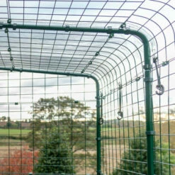 Clear Rabbit Run Cover - 9ft X 9ft 13 Clear Rabbit Run Cover - 9ft X 9ft -Omlet Shop omlet clear walk in run weather protection cover 1