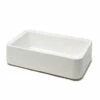 Omlet Dog Bowl White - Large 1 Omlet Dog Bowl White - Large -Omlet Shop omlet dog bowl large