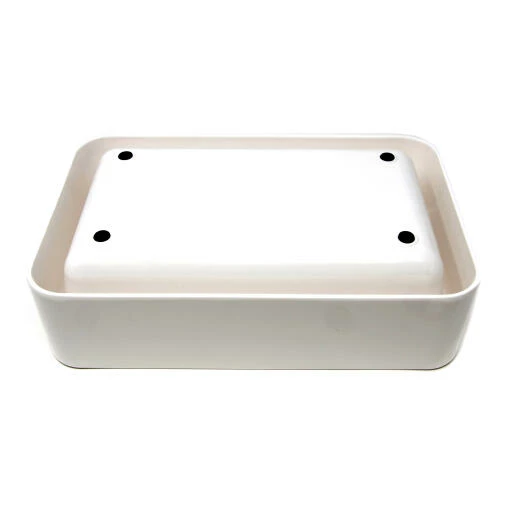 Omlet Dog Bowl White - Large 4 Omlet Dog Bowl White - Large - Image 2