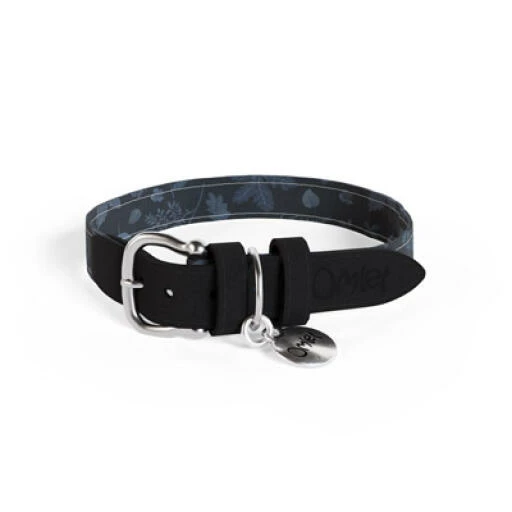 Dog Collar Medium - Forest Fall Grey 3 Dog Collar Medium - Forest Fall Grey
