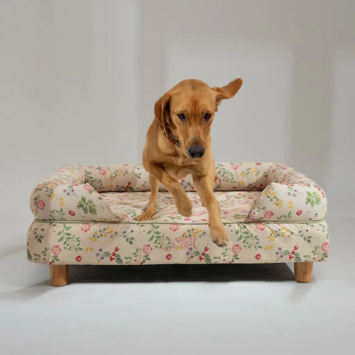 Bolster Dog Bed Cover Only Large - Morning Meadow 6 Bolster Dog Bed Cover Only Large - Morning Meadow - Image 4