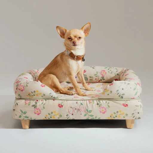 Bolster Dog Bed Cover Only Small - Morning Meadow 4 Bolster Dog Bed Cover Only Small - Morning Meadow - Image 2