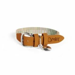Dog Collar Small - Pawsteps Natural