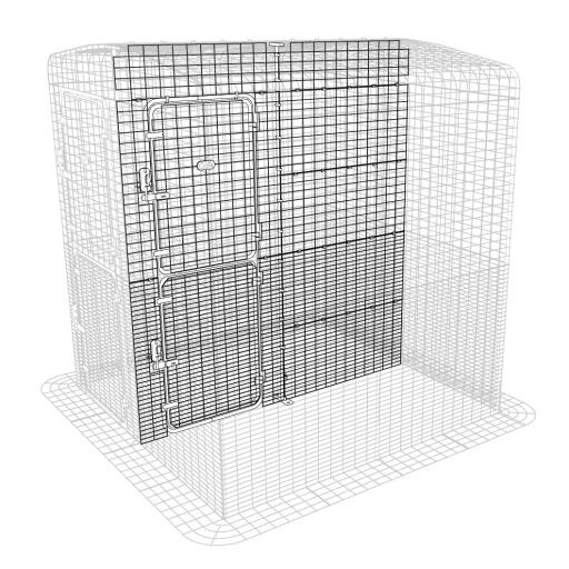 Outdoor Rabbit Run Partition High - 2 Panels 4 Outdoor Rabbit Run Partition High - 2 Panels - Image 2