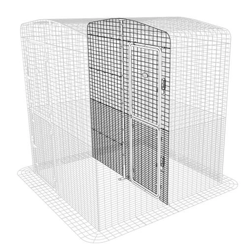 Catio Outdoor Cat Enclosure Partition High - 2 Panels 3 Catio Outdoor Cat Enclosure Partition High - 2 Panels