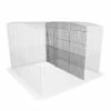 Outdoor Guinea Pig Run Partition High - 3 Panels 1 Outdoor Guinea Pig Run Partition High - 3 Panels -Omlet Shop separation interieure pour grand enclos 3 panneaux hauts largeur 1