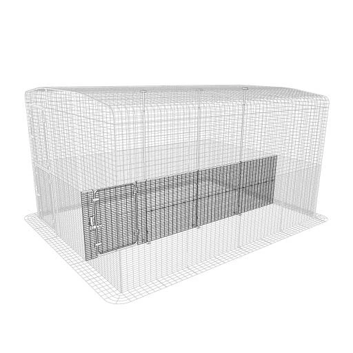 Outdoor Rabbit Run Partition Low - 4 Panels 3 Outdoor Rabbit Run Partition Low - 4 Panels