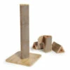 Stak Cat Scratching Post With Refill Pack - Tall 2 Stak Cat Scratching Post With Refill Pack - Tall -Omlet Shop stak cat scratcher tall bamboo mk3 with refill pack